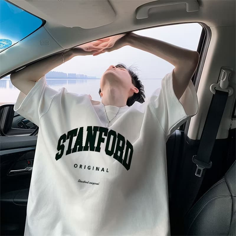 M - XXXXXXL (6XL) Kaos Tshirt Harajuku Korean STANFORD Bigsize Kaos Urban Style Oversize Korean STAN