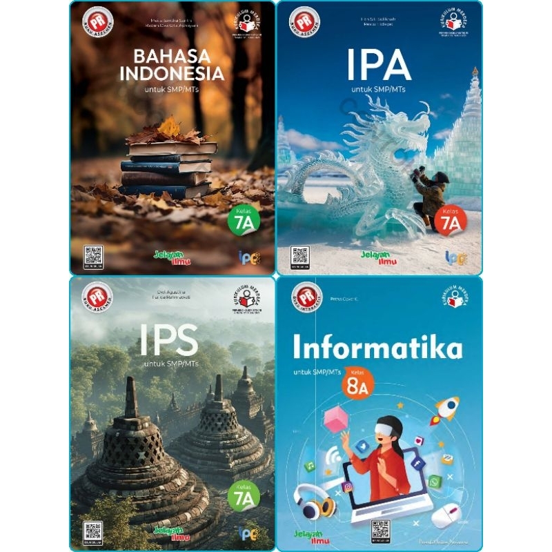 Buku lks Pr Asesmen SMP Kelas VII, 7 semester 1 Kurikulum Merdeka Intan Pariwara
