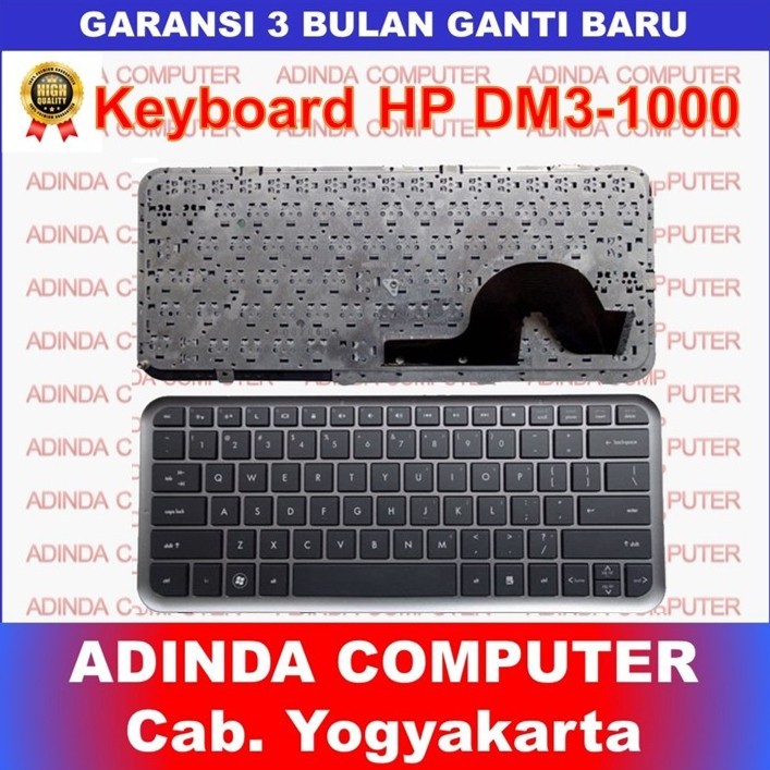 Keyboard Laptop Notebook HP Pavilion DM3, DM3-1000 Series Frame