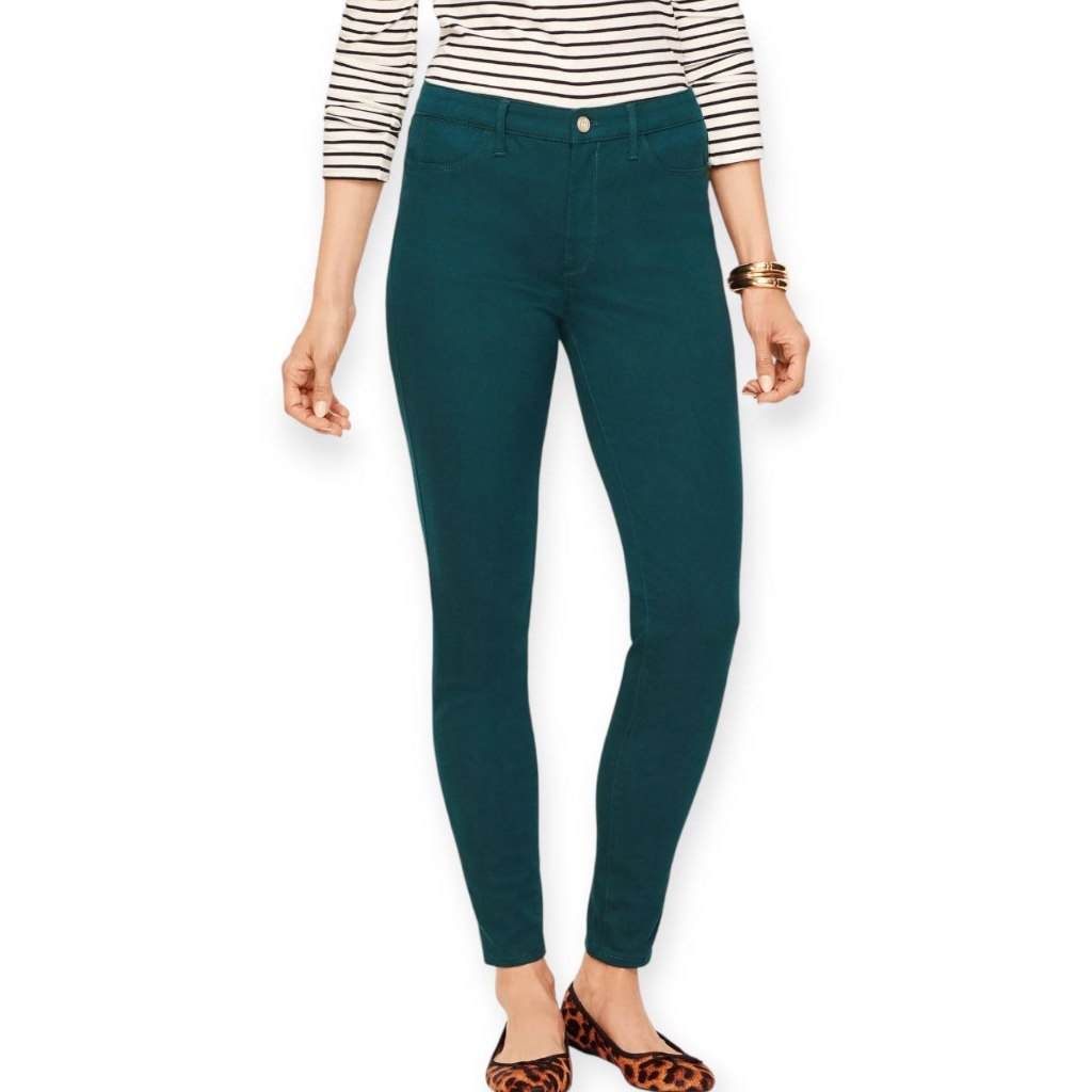 Jeans Celana Wanita Denim Jeggings Talbots - biru
