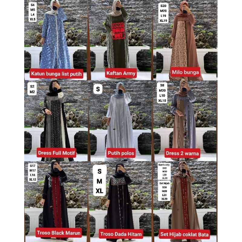 Dress nadheefa store Ori terbaru