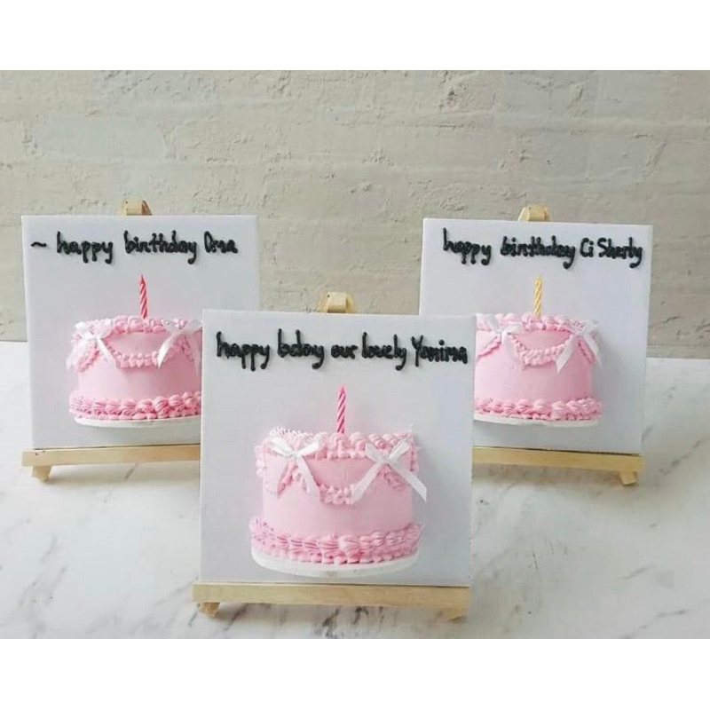 STANDING CAKE VIRAL BISA CUSTOM PENGIRIMAN DARI JAKARTA TIMUR