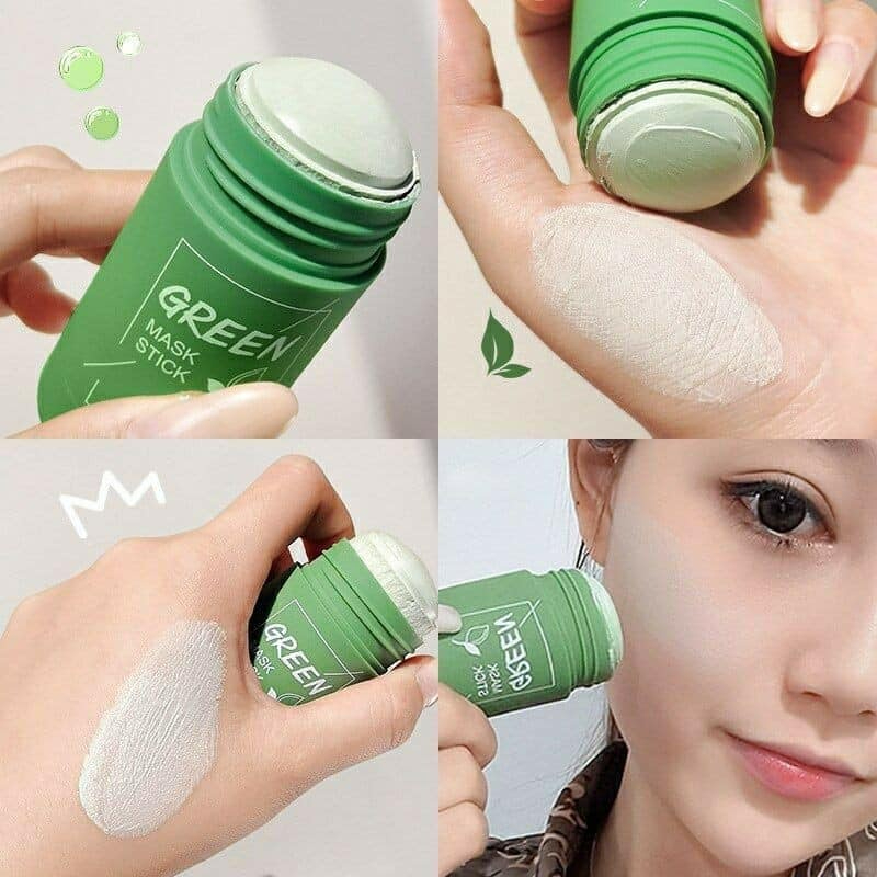 Meidian Green Mask STICK Masker Stik Green Tea ~ Meidian Green Mood Mask