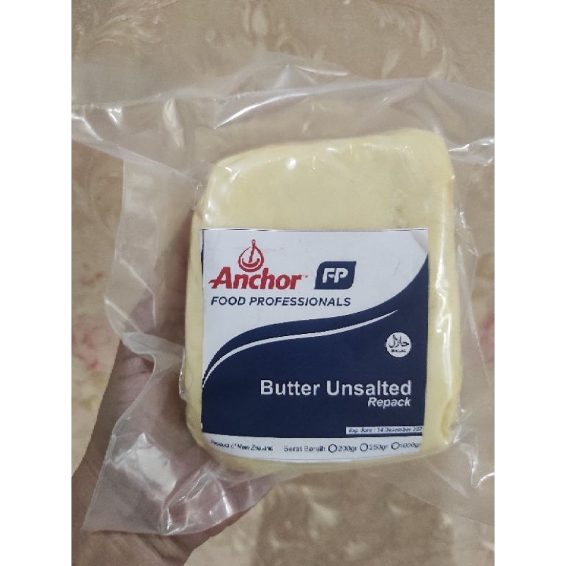 

ANCHOR UNSALTED BUTTER 250GR