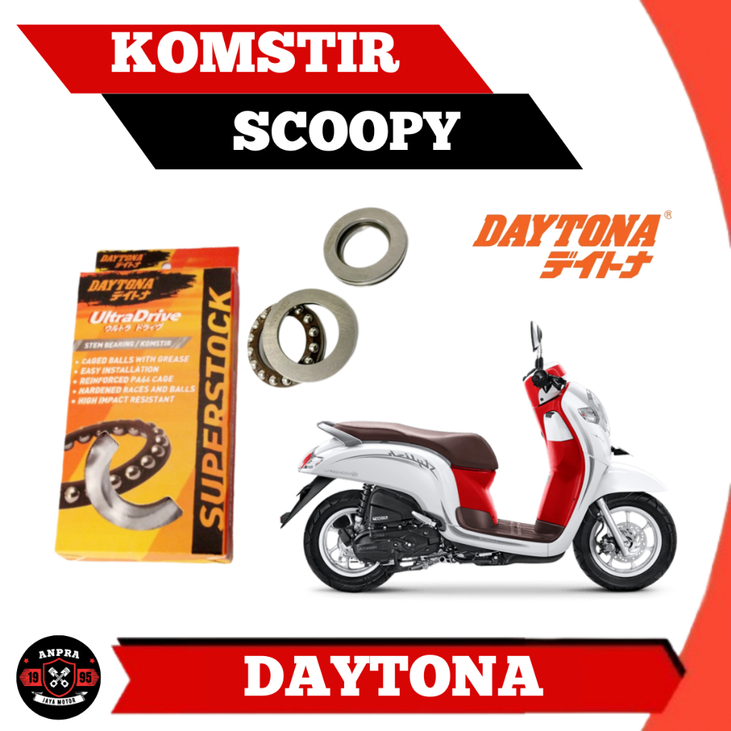 KOMSTIR DAYTONA RACING HONDA SCOOPY DONAT K16 ORIGINAL 4919