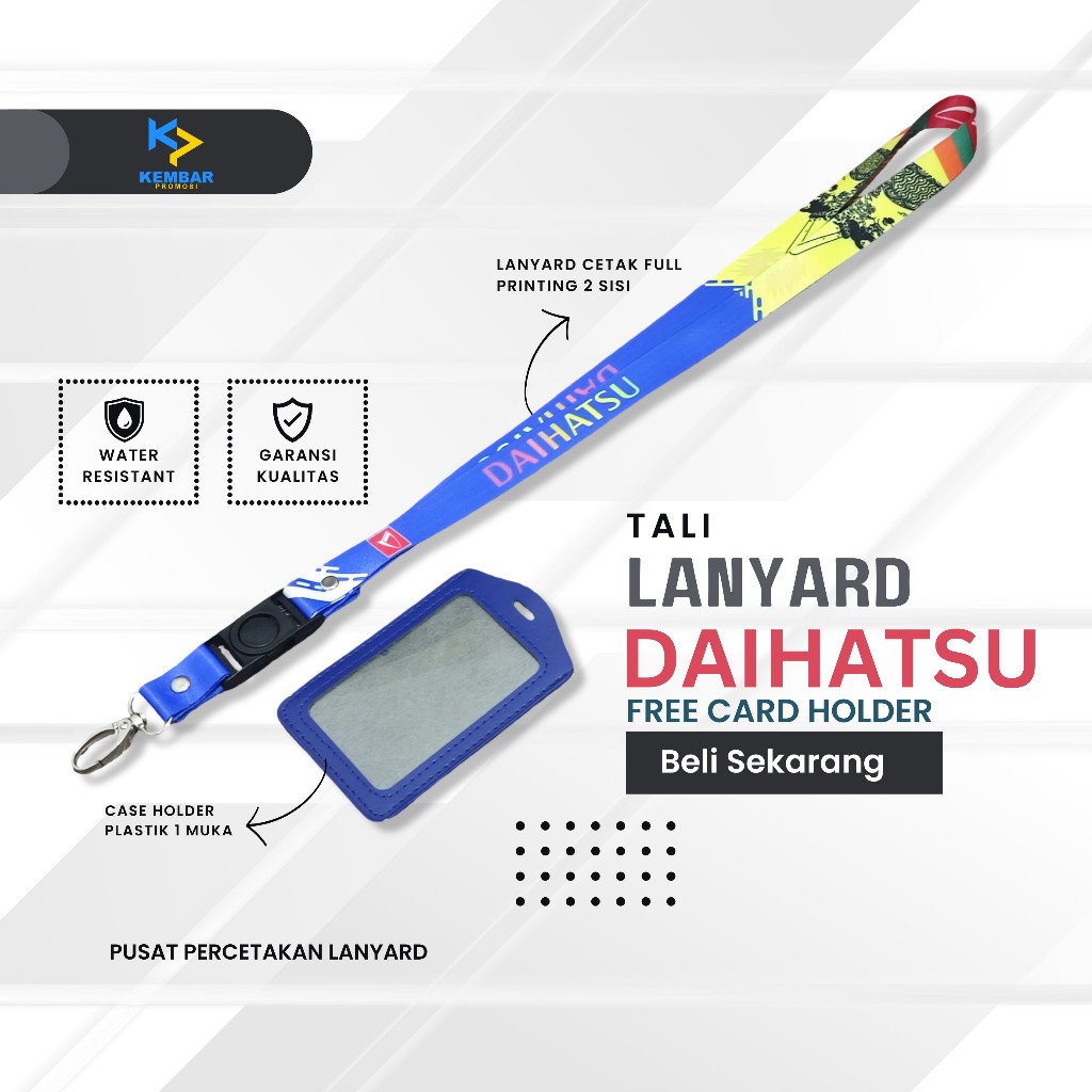 

Tali Lanyard DAIHATSU | FREE 1pcs Card Holder