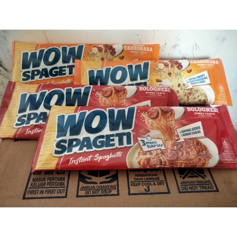 

WOW SPAGHETTI CARBONARA INSTAN PAKET 5 PCS / 10 PCS