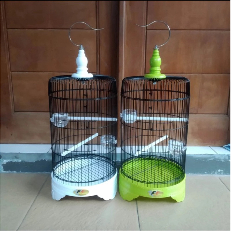 Sangkar Kandang Besi Bulat Small Pleci Merk F1