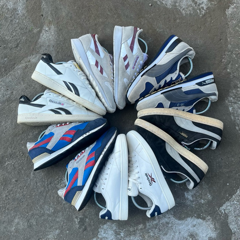 SECOND SHOES MIX TYPE REEBOK II SHOES SECOND ORIGINAL II SEPATU CASUAL