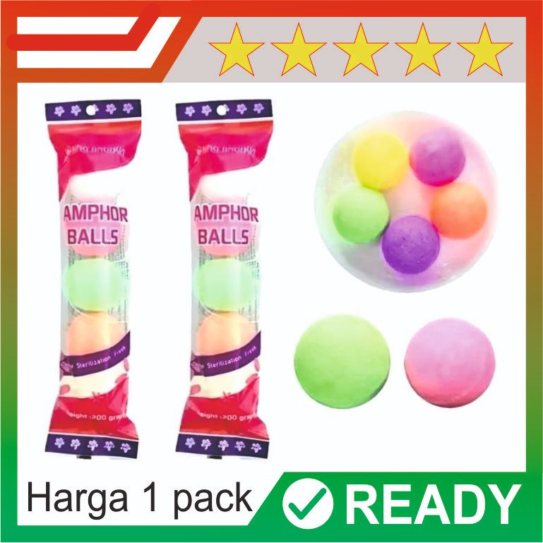 Kamper Toilet Bulat Ball Kapur Barus Pengharum Ruangan Kamar Mandi Serbaguna Wangi Awet