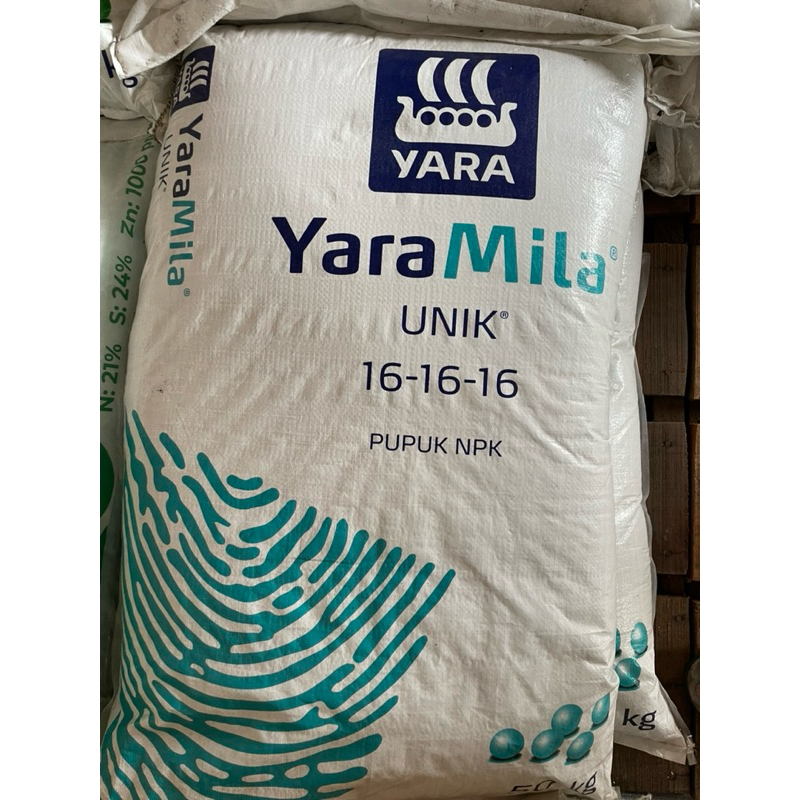 pupuk npk 16 16 16 yara mila unik kemasan 50kg pupuk npk original yara mila
