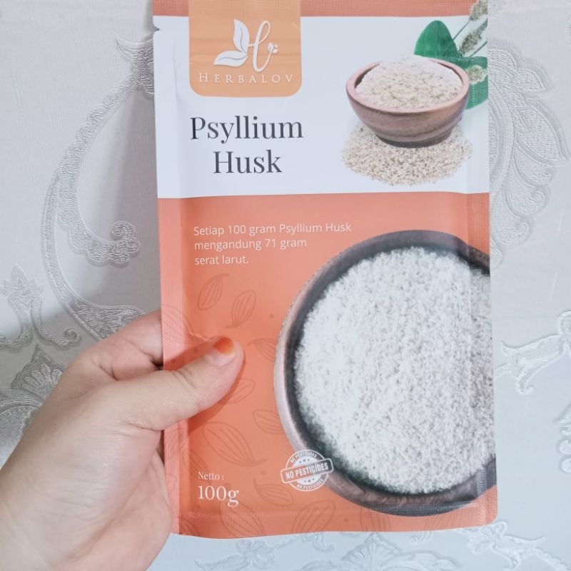 

PSYLLIUM HUSK HERBALOV HERBAMOUR ASLI 100 gram