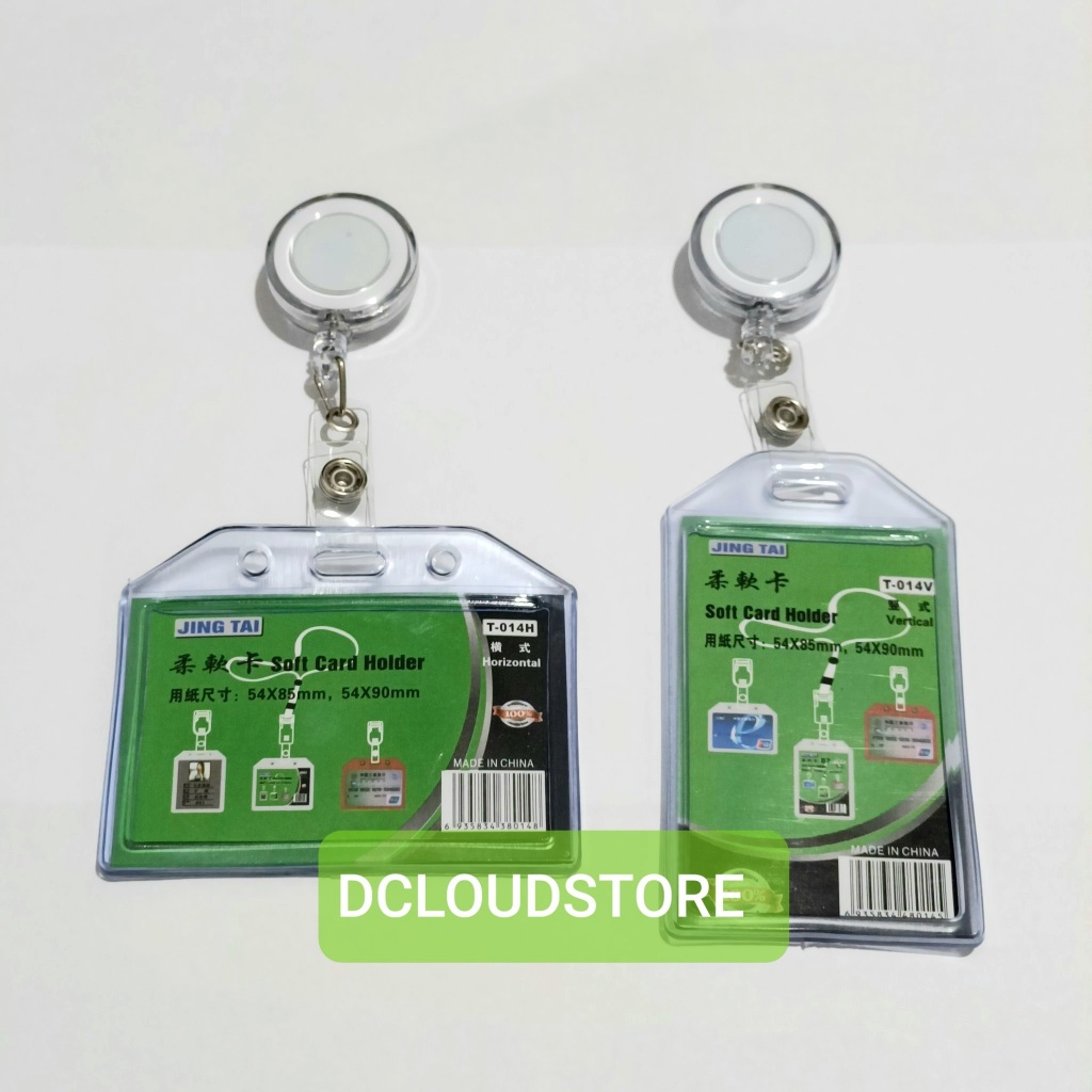 

Gantungan ID Card Holder Yoyo Kartu Nama Pengenal 1 Sisi