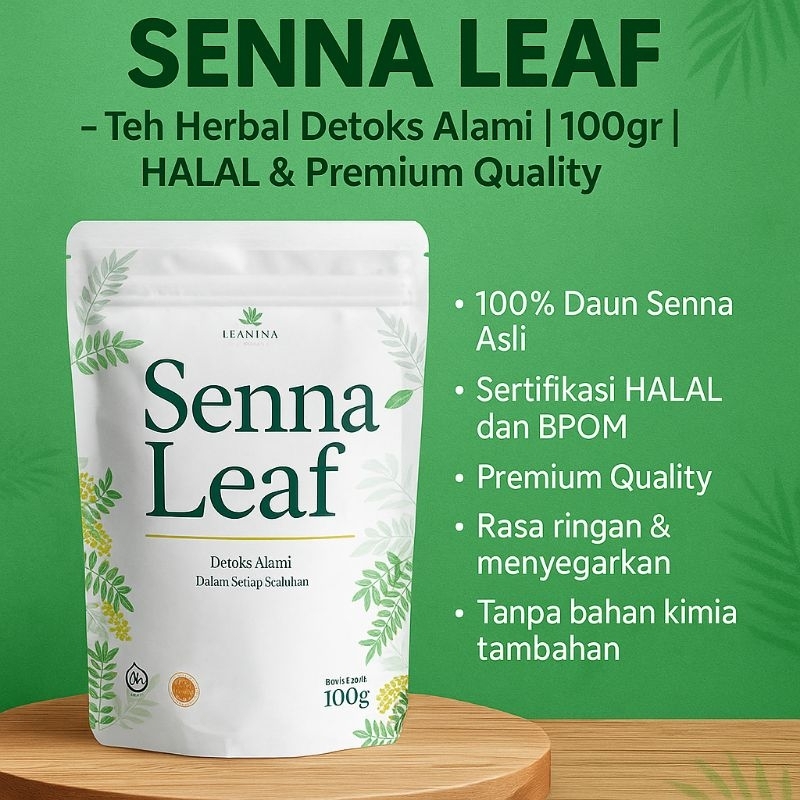 

Senna Leaf 100% Hight Quality / Teh Daun Jati China Leafindo 200gr