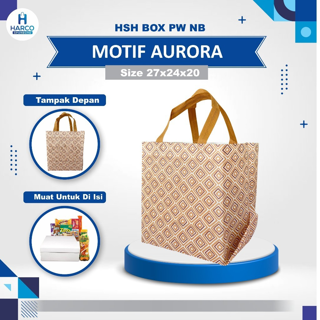 LUSINAN Tas Berkat Hajatan Tas Hantaran Kotak Nasi 20x20 Tas Souvenir Kotak Nasi 20x20 Tas