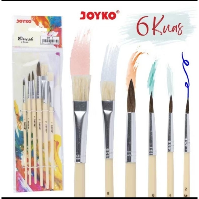 

KUAS JOYKO 1SET ISI 6 PCS