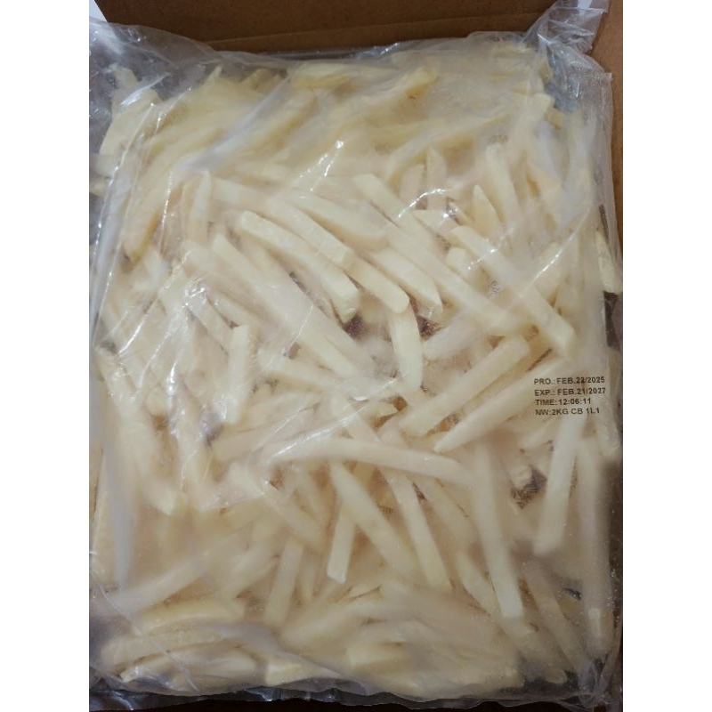 

Snow Valley Kentang Goreng Horeka Straight Cut / Kentang Goreng Potongan Lurus Tebal / Kentang Goreng Curah Kemasan 2KG / French Fries Straight Cut