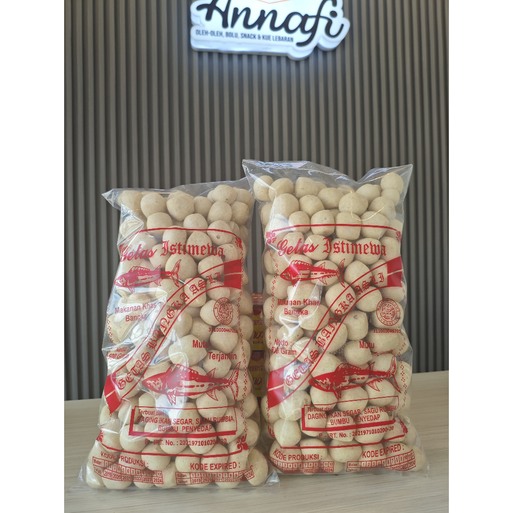 

KERUPUK GETAS KHAS BANGKA 500 GRAM