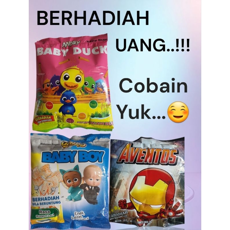 

Ciki snack berhadiah uang harga grosir