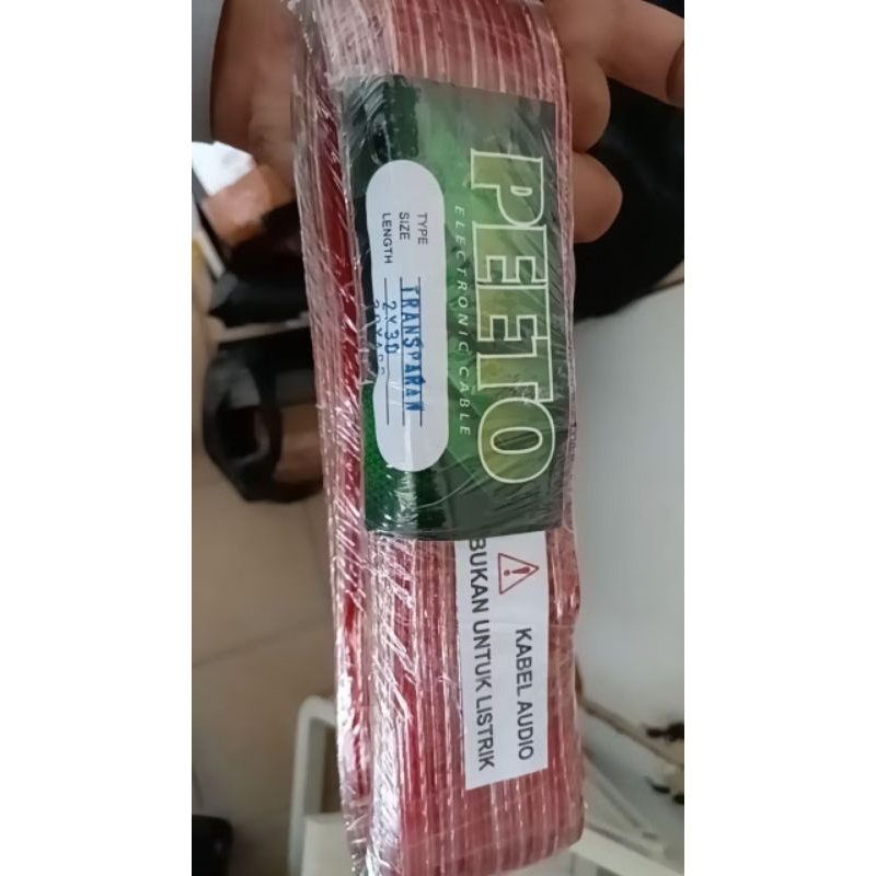 Kabel Permeter 2x30 Kabel Listrik Atau Kabel Audio Transparan