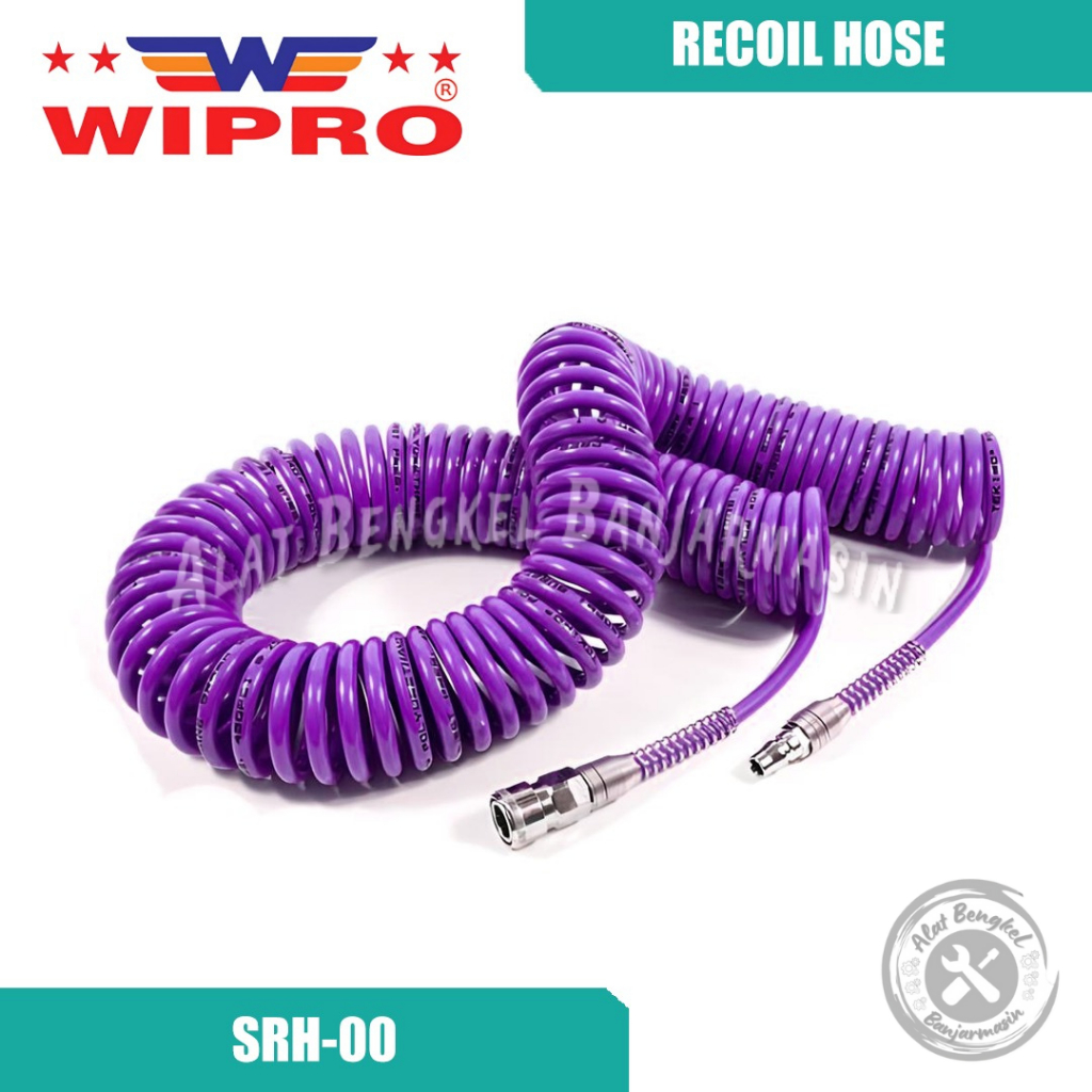 SELANG RECOIL HEAVY DUTY "WIPRO"  VARIAN UKURAN || SELANG SPIRAL KOMPRESSOR WIPRO