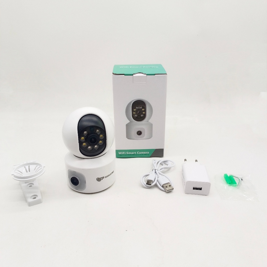 IP CAMERA 3 + 3MP DUAL LENS ICSEE Outdoor IP Camera Dual Lensa 3+3MP IP Camera Outdoor