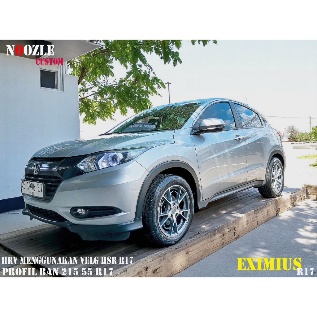 Velg Mobil HRV CRV INNOVA Ring 17 Pelek Racing HSR R17 Paket Ban 215 55 R17 Bridgestone