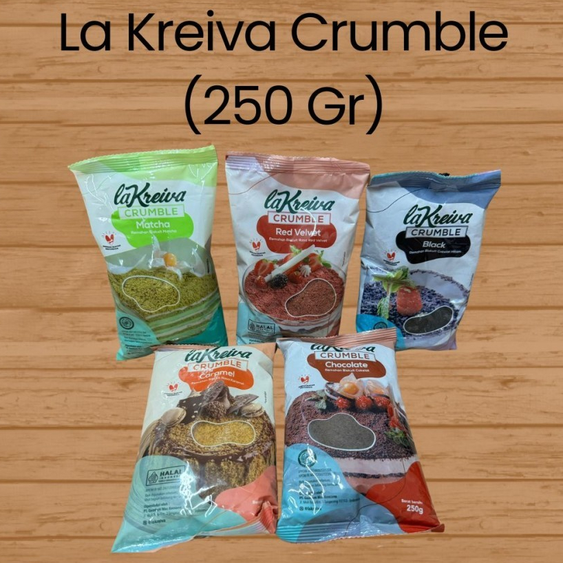 

La Kreiva Crumble 250gr - Remahan Biskuit Aneka Rasa