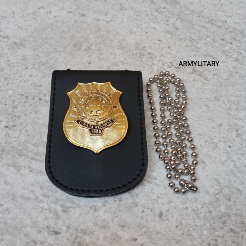 

Kalung dompet id card dan logo kesatuan