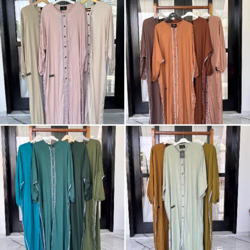 Anjani Store Kaftan Warna Warni Twill Uniqlo