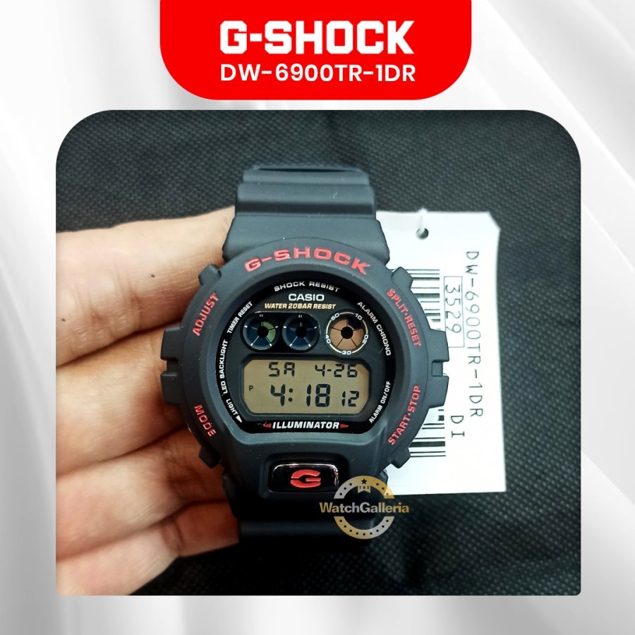 Jam Tangan Pria Casio G-Shock DW-6900TR-1D DW-6900TR DW-6900TR-1DR Original Resmi