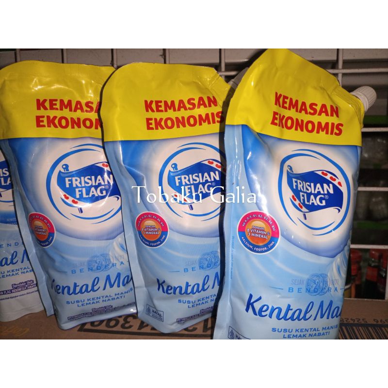 

SUSU FRISIAN FLAG KENTAL MANIS COKLAT/PUTIH 545GRM
