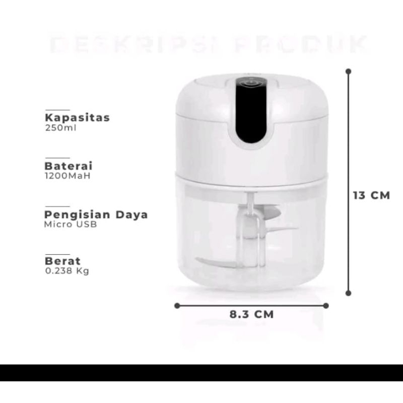 Mini Chopper Blender MPASI