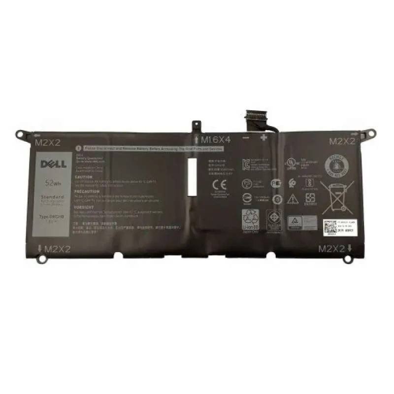 Baterai Laptop Dell XPS 13 9370 9380 7390 3301 DXGH8 52Wh