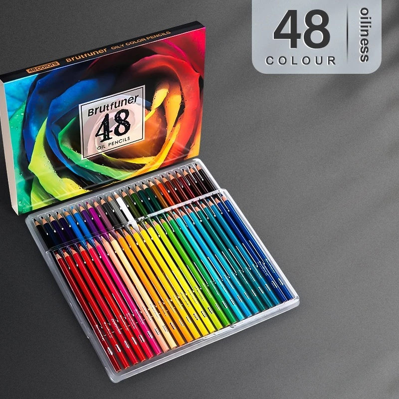 

Brutfuner 48w Oil Color Pencils ( Pensil 48 Warna )