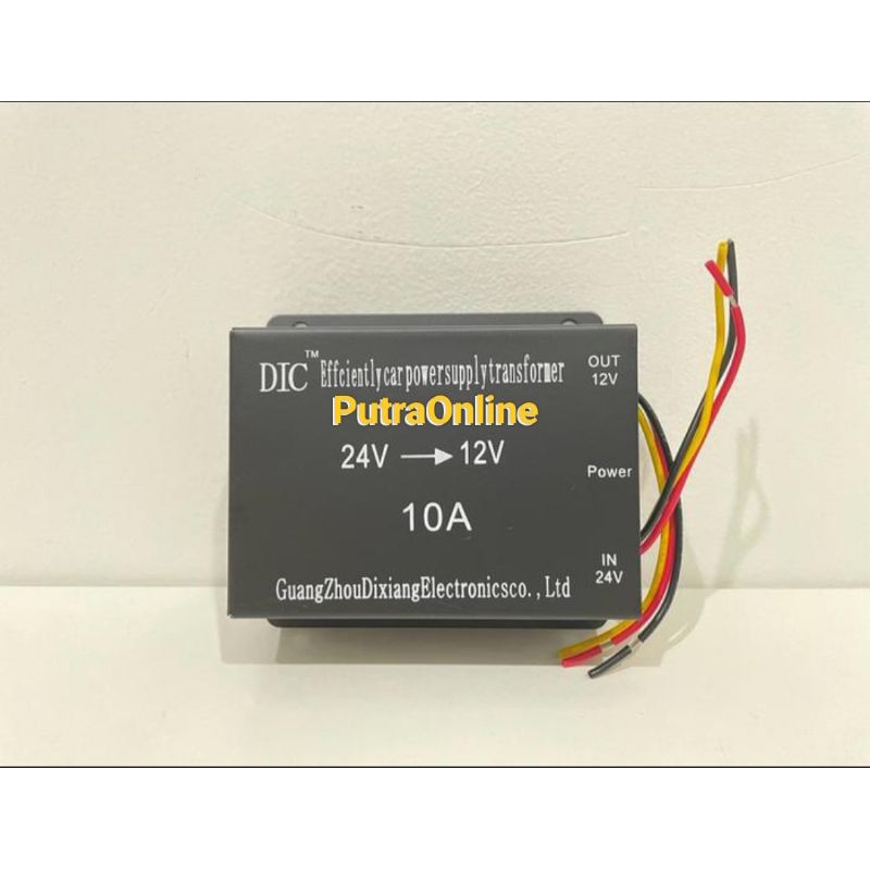 Step Down 10A DC 24V - 12V / Converter DC 24V ke 12V 10 Amper