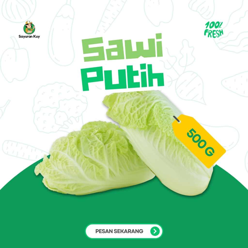 

Sayur Sawi Putih Segar 500 gr