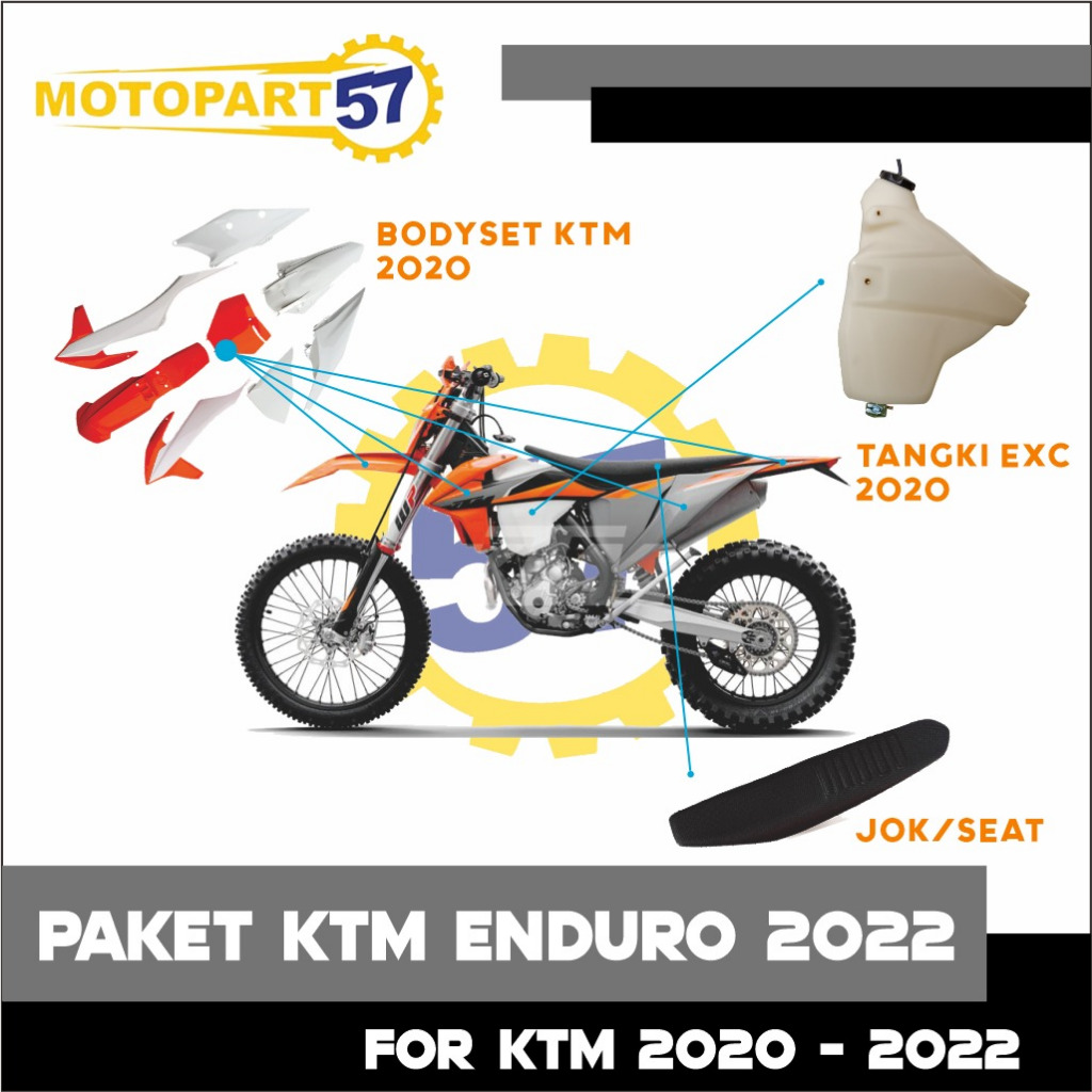 Paket KTM Enduro 2020-2022 Bodyset KTM 2020 | Jok Tangki enduro