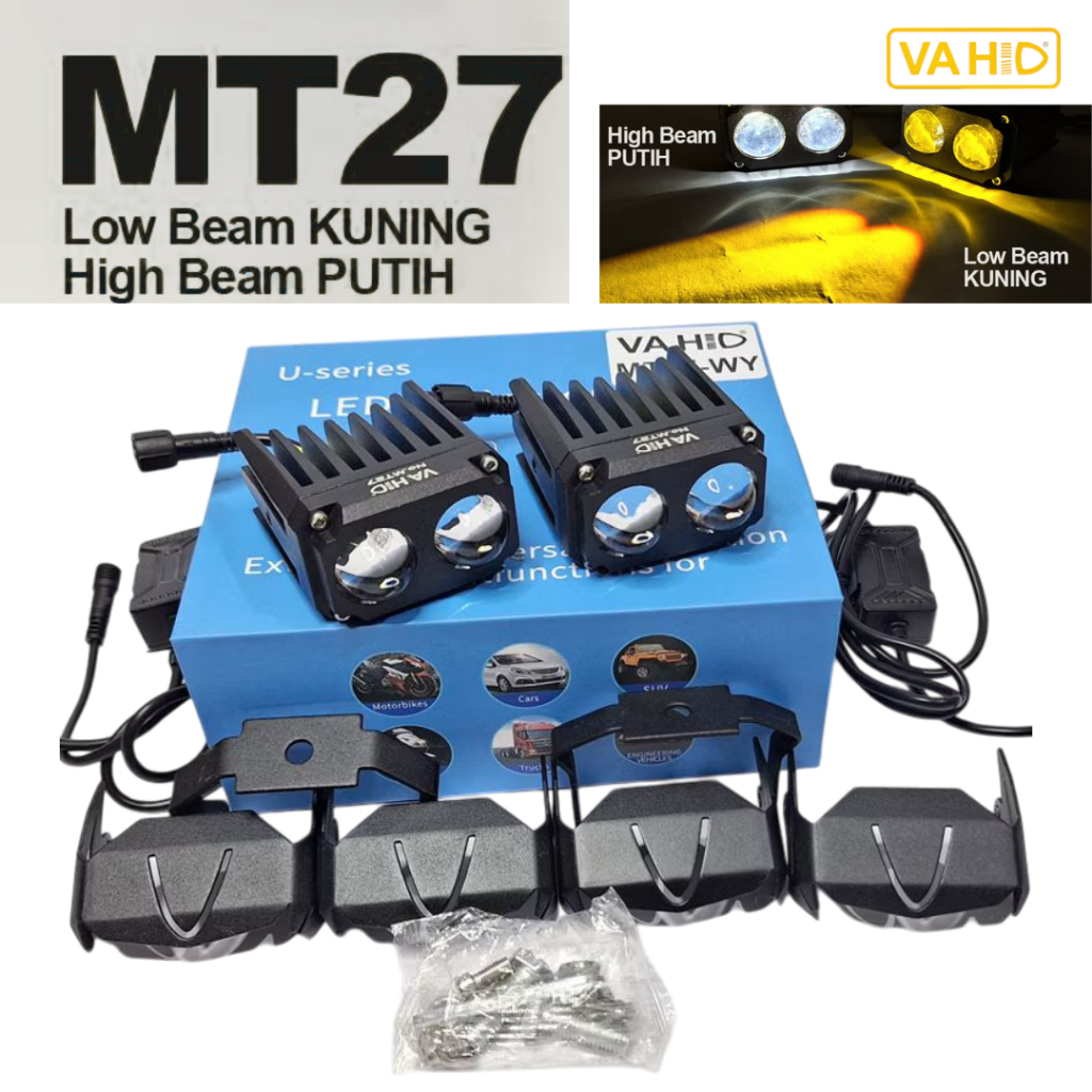 MT 27 VAHID Lampu Projie LED Cree Foglamp Tembak Sorot MT27 Original WATERPROOF