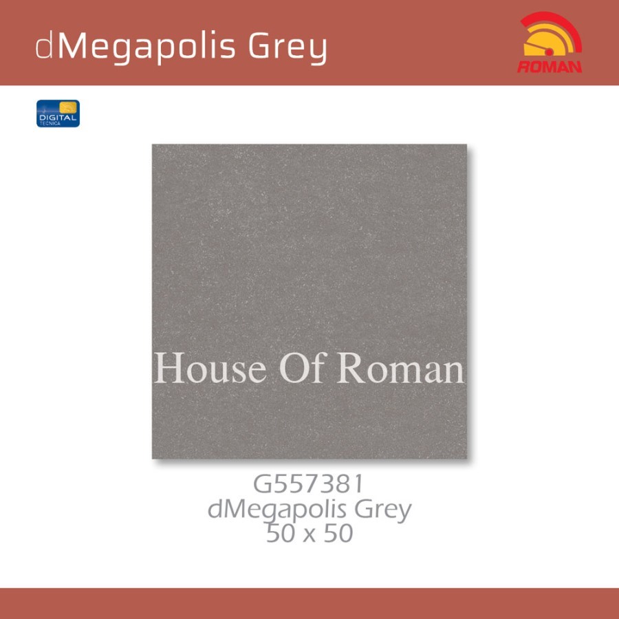 ROMAN KERAMIK dMegapolis Grey 50x50 G557381 ROMAN KERAMIK