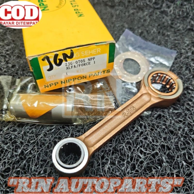 CONNECTING ROD KIT STANG SEHER KIT F1ZR FIZ R FIZR FORCE ONE ZR ALFA SIGMA MERK NPP ORIGINAL