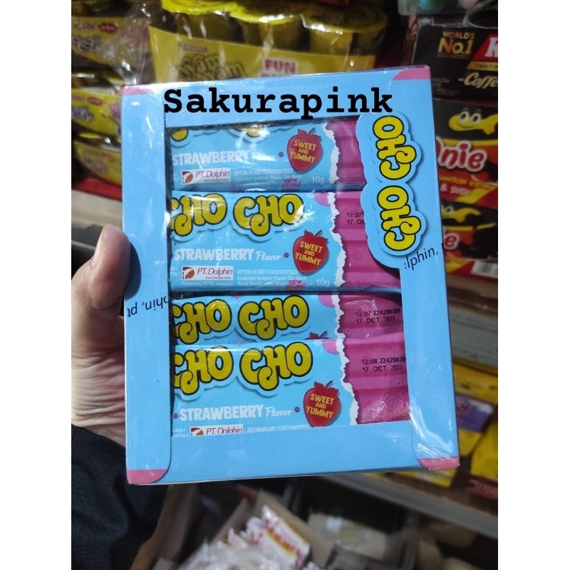 

Cho cho milk strawberry isi 24 x 10gr