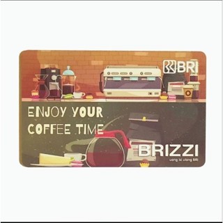 BRI BRIZZI Card Original bukan custom asli bri motif COFFE TIME
