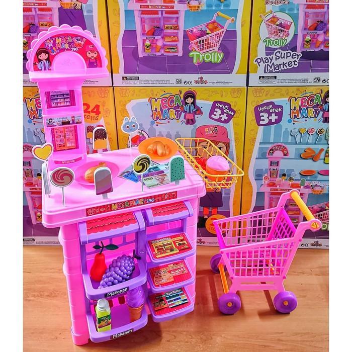 MEGAMART 140 MAINAN ANAK SUPERMARKET PLAYSET