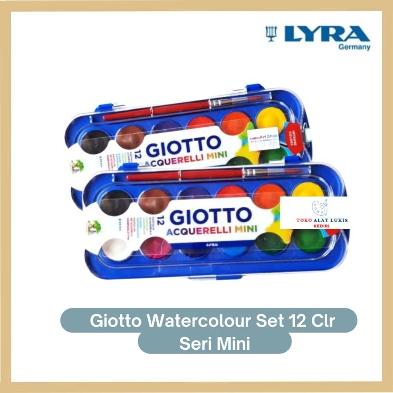 

Giotto Watercolour 12warna Mini
