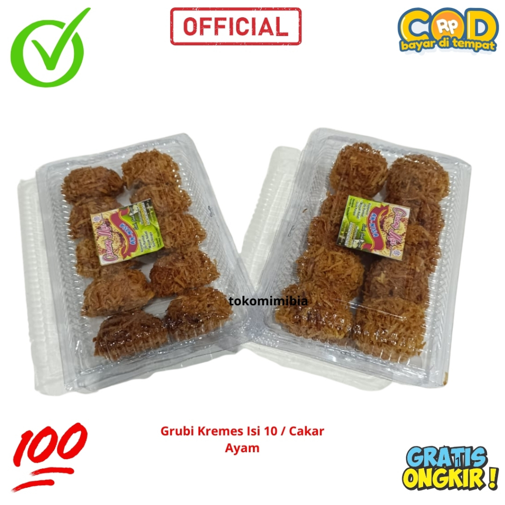 

Carang Mas Grubi Mika Isi 10 Pcs/Bungkus Rasa Legit / Cakar Ayam