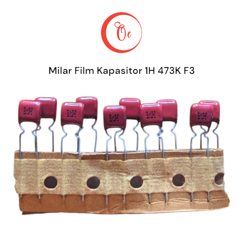 Milar Film Kapasitor 1H 473K F3 Matsushita Original Renteng