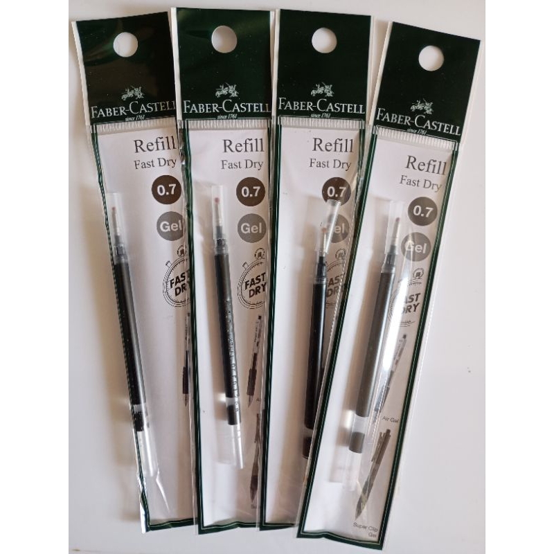 

REFILL PULPEN GEL PEN FABER CASTELL FAST DRY 0.7mm TINTA HITAM