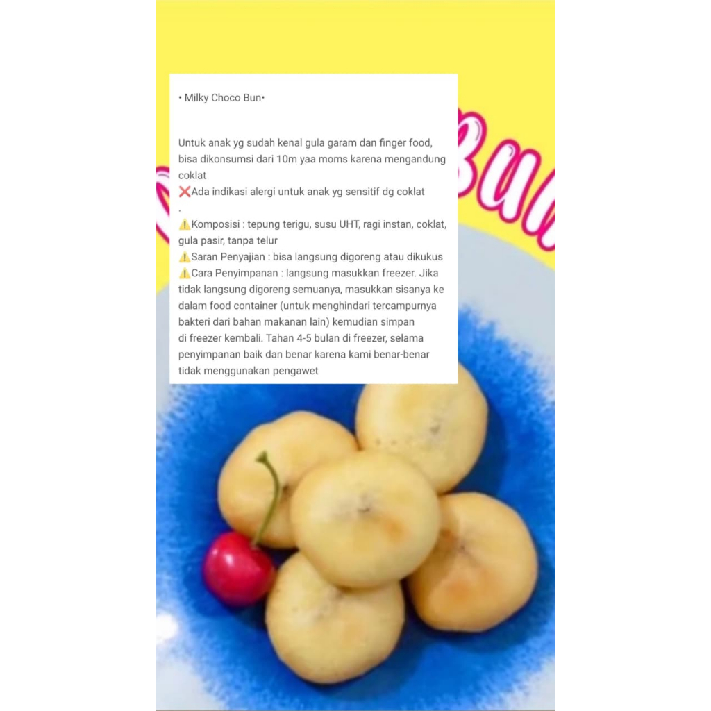 

Snack Milky Choco Bun Resep Dapur Ummi