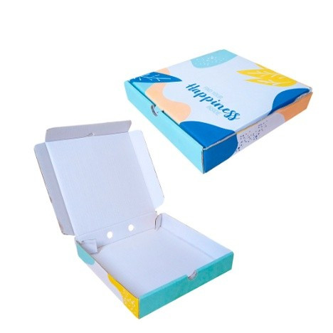 

Kardus Box Pizza ukuran 23x23x4cm kotak kado hampers polos Dus Hadiah packaging
